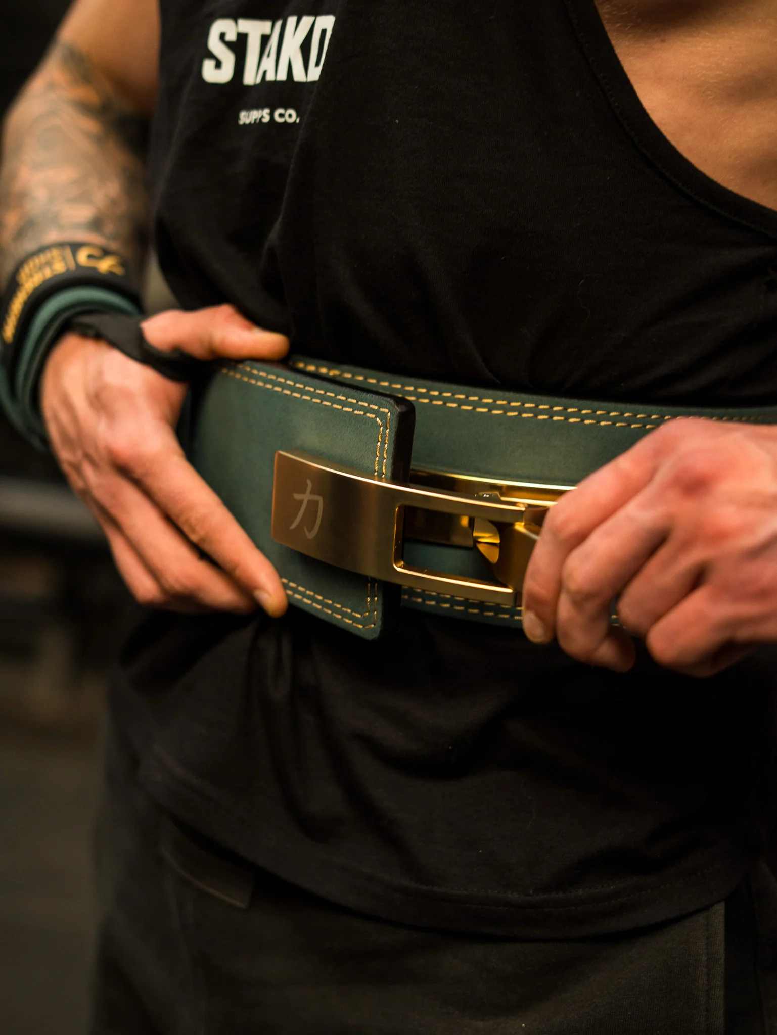 10MM Lever Belt - Vintage Green - Image 3