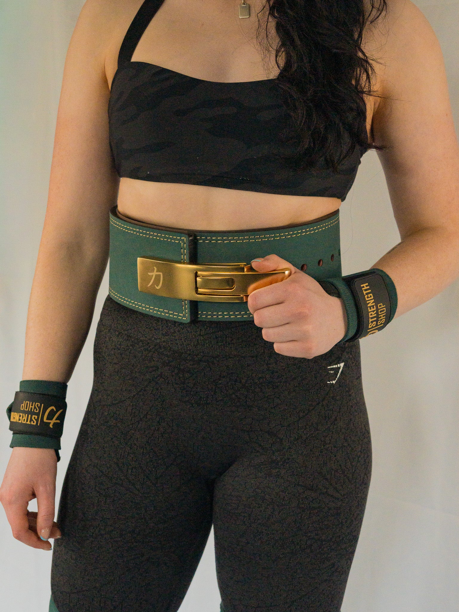 10MM Lever Belt - Vintage Green - Image 4