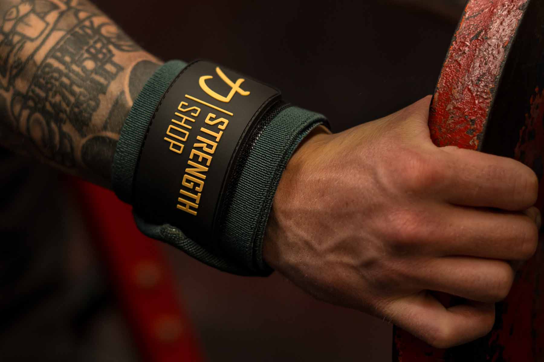 Medium Wrist Wraps - Vintage Green - Image 7